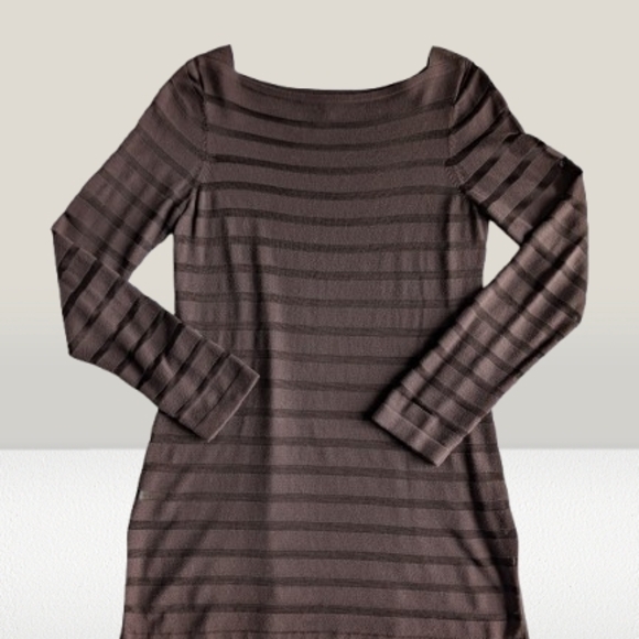 Tommy Bahama Chocolate Striped Knit - Picture 2 of 12